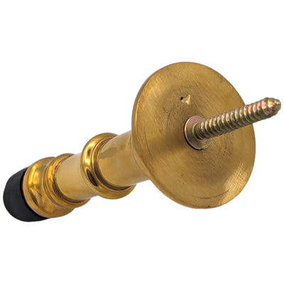 ##Antique Hardware## Traditional Brass Wall Mounted Door Stop (Several Finishes Available)