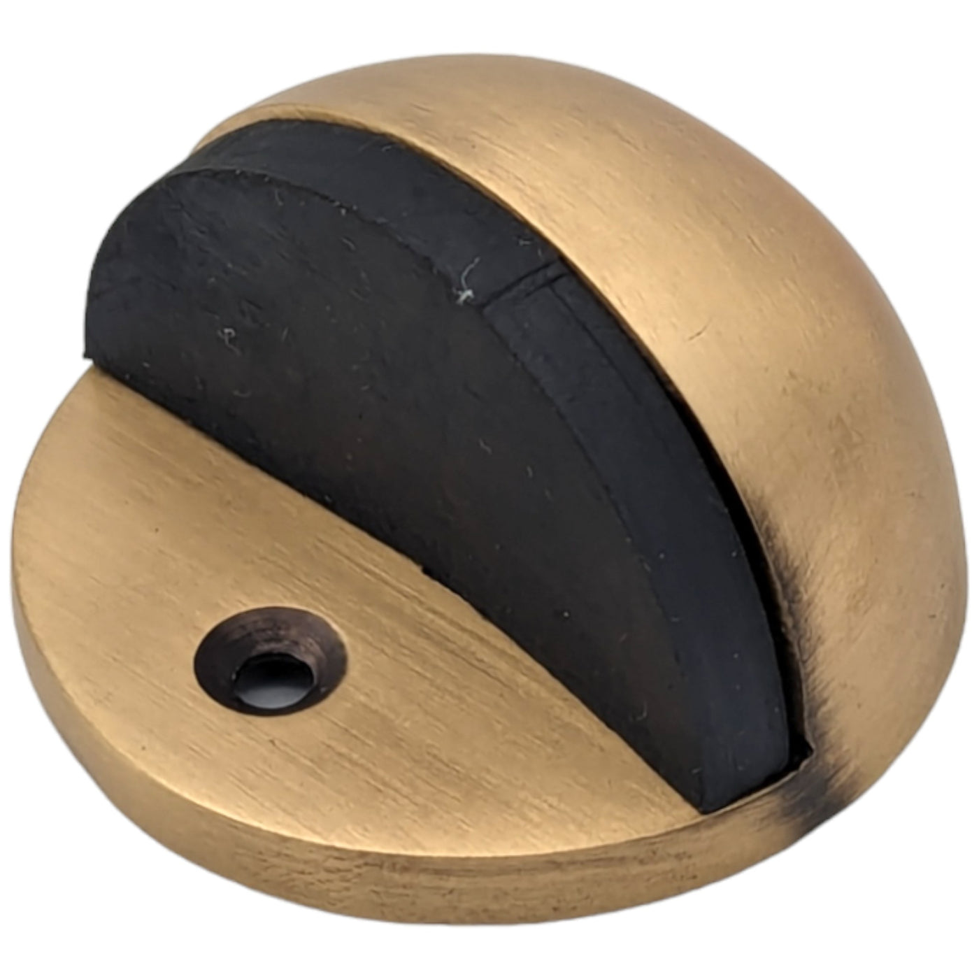 ##Antique Hardware## Low Profile Brass Floor Mounted Door Stop (Several Finishes Available)