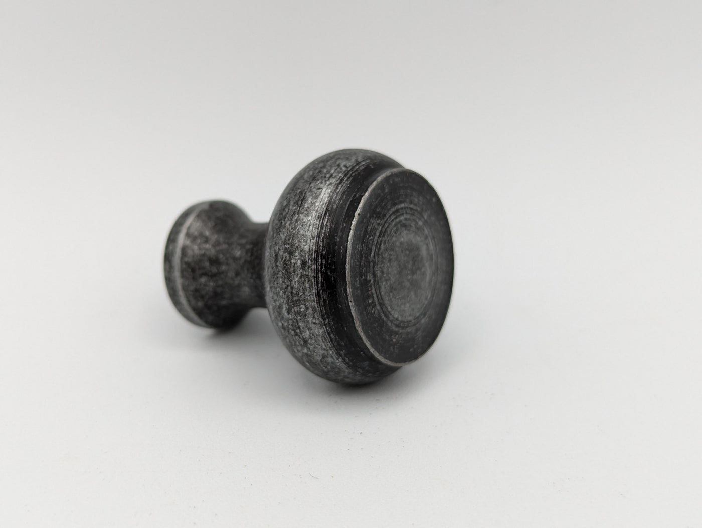 ##Antique Hardware## Open Box Sale Item 1 1/4 Inch Wrought Iron Knob (Black Iron)