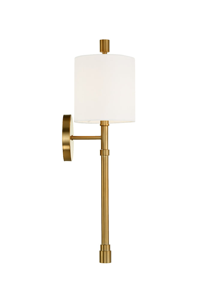 ##Antique Hardware## Rachel 1 Light Vibrant Gold Sconce