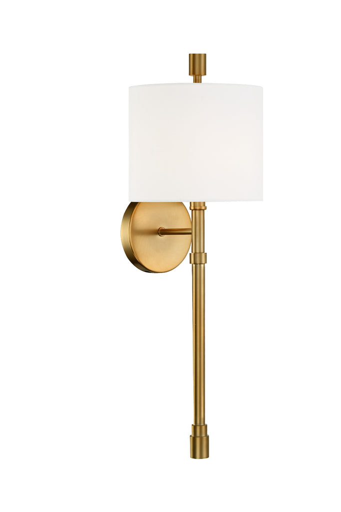 ##Antique Hardware## Rachel 1 Light Vibrant Gold Sconce