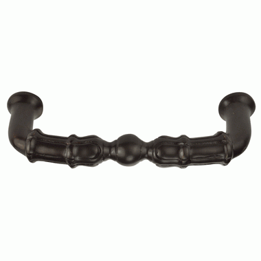 Antique Hardware 5 Inch Overall (4 1/3 Inch c-c)  Solid Brass Victorian Style Pull CABINET PULL