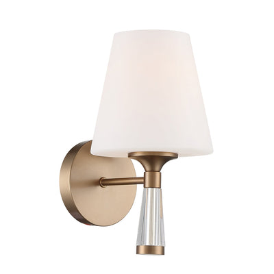 ##Antique Hardware## Ramsey 1 Light Vibrant Gold Sconce