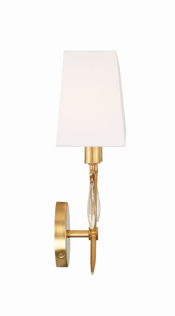 ##Antique Hardware## Rollins 2 Light Antique Gold Sconce