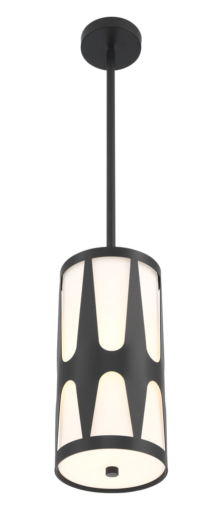 ##Antique Hardware## Royston 1 Light Black Mini Pendant