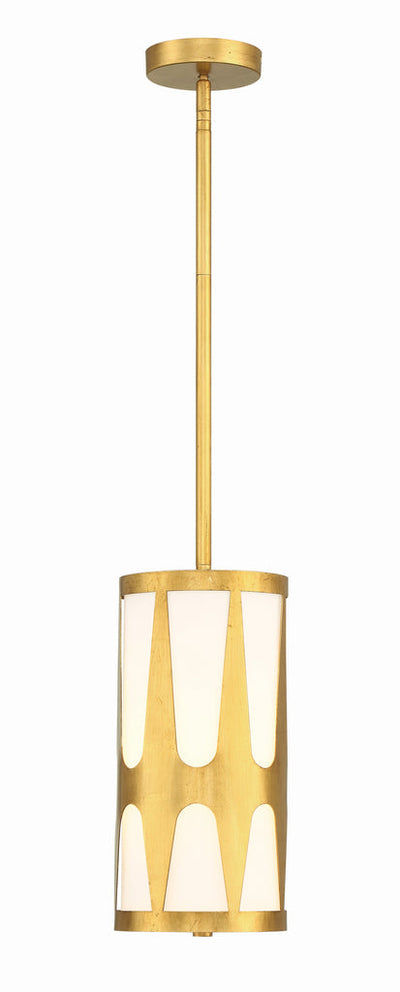 ##Antique Hardware## Royston 1 Light Antique Gold Mini Pendant