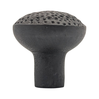 ##Antique Hardware## 1 1/4 Inch Solid Brass Hand-Hammered Round Cabinet & Furniture Knob