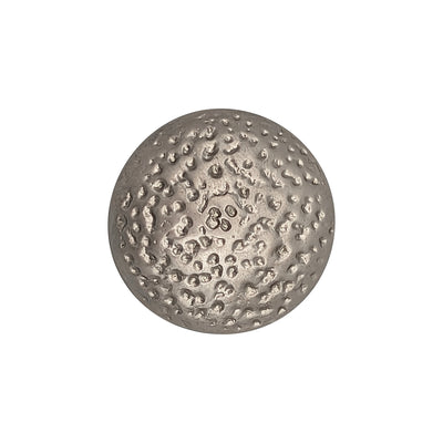 ##Antique Hardware## 1 1/4 Inch Solid Brass Hand-Hammered Round Cabinet & Furniture Knob