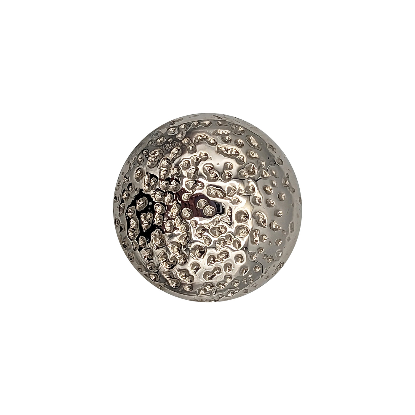 ##Antique Hardware## 1 1/4 Inch Solid Brass Hand-Hammered Round Cabinet & Furniture Knob