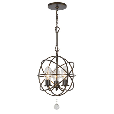 ##Antique Hardware## Solaris 3 Light English Bronze Sphere Outdoor Pendant