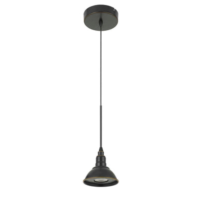 ##Antique Hardware## KAMPIA INTERGRATED LED 10W, 800 LUMEN, 80 CRI DIMMABLE METAL PENDANT FIXTURE