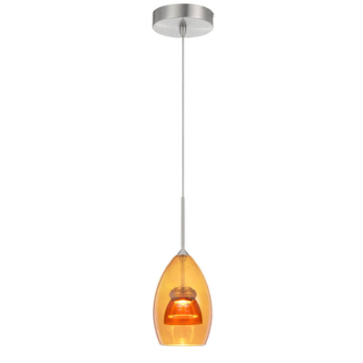 ##Antique Hardware## INTEGRATED DIMMABLE LED GLASS MINI PENDANT LIGHT. 6W, 450 LUMEN, 3000K