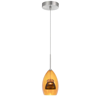 ##Antique Hardware## INTEGRATED DIMMABLE LED GLASS MINI PENDANT LIGHT. 6W, 450 LUMEN, 3000K