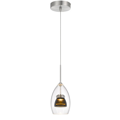 ##Antique Hardware## INTEGRATED DIMMABLE LED GLASS MINI PENDANT LIGHT. 6W, 450 LUMEN, 3000K