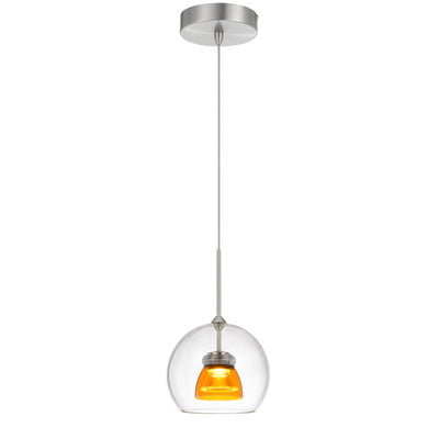 ##Antique Hardware## INTEGRATED DIMMABLE LED GLASS MINI PENDANT LIGHT. 6W, 450 LUMEN, 3000K