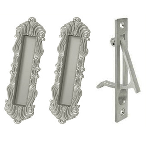 Victorian Style Heavy Duty Single Pocket Passage Style Door Set (Several Finishes Available)