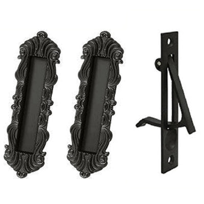 Victorian Style Heavy Duty Single Pocket Passage Style Door Set (Several Finishes Available)