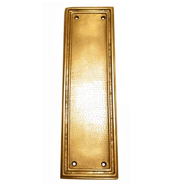 ##Antique Hardware## 10 Inch Solid Brass Classic Style Push Plate (Several Finishes Available)