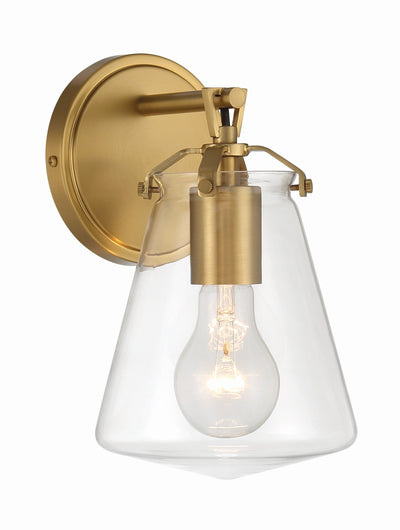 ##Antique Hardware## Voss 1 Light Luxe Gold Sconce