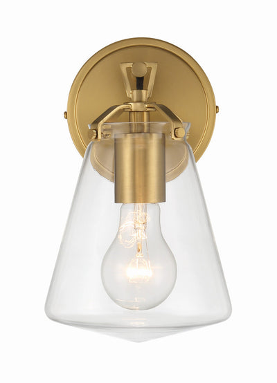 ##Antique Hardware## Voss 1 Light Luxe Gold Sconce