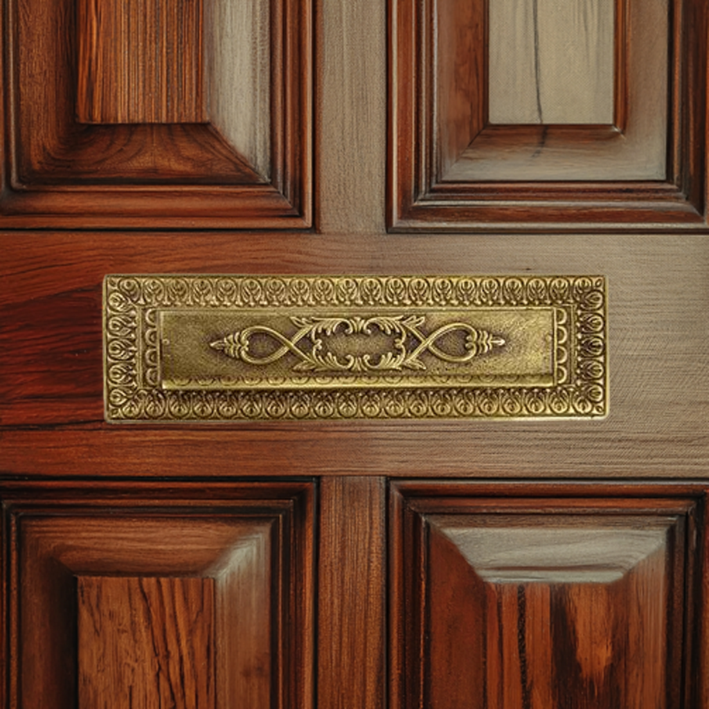 Victorian Style Mail Slot (Several Finishes Available)