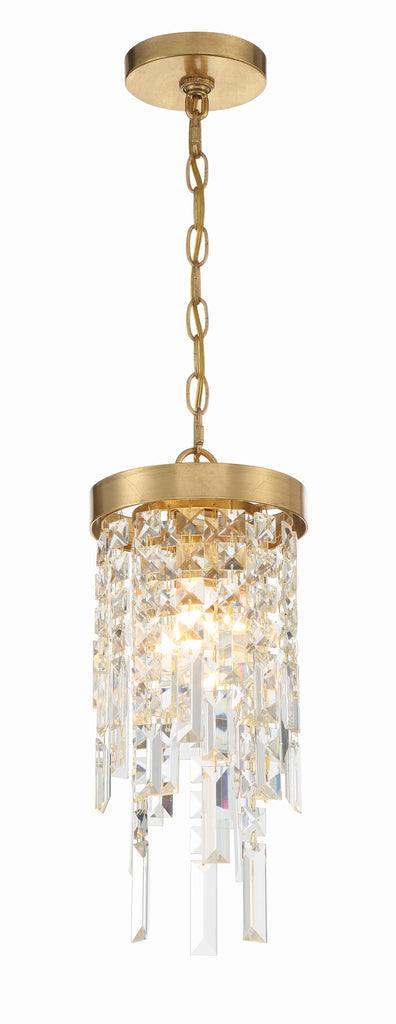 ##Antique Hardware## Winfield 1 Light Antique Gold Mini Pendant