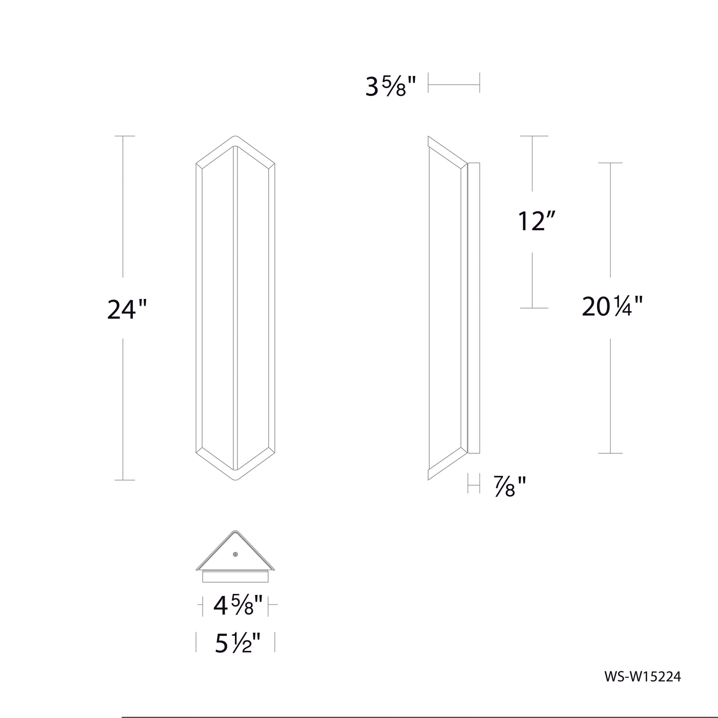 Antique Hardware Corte LED Outdoor Wall Light Exterior