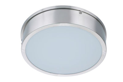 Antique Hardware Fenn 1 Light 13" LED Flushmount in Brushed Polished Nickel Flush Mount