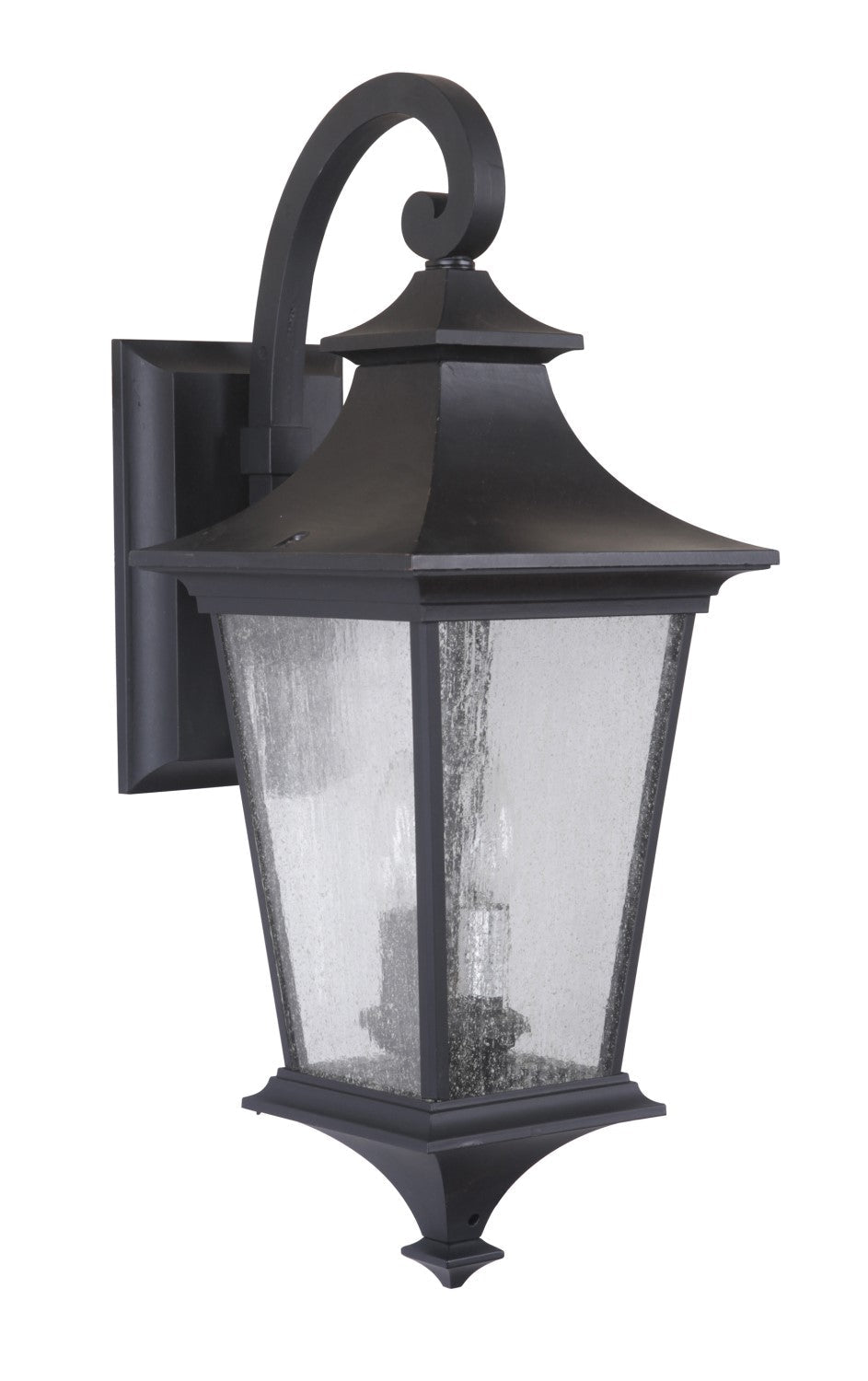 ##Antique Hardware## Argent II 2 Light Medium Outdoor Wall Lantern in Midnight