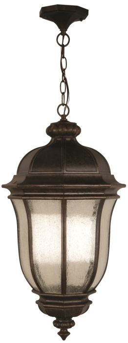 ##Antique Hardware## Harper 3 Light Outdoor Pendant in Peruvian Bronze Outdoor