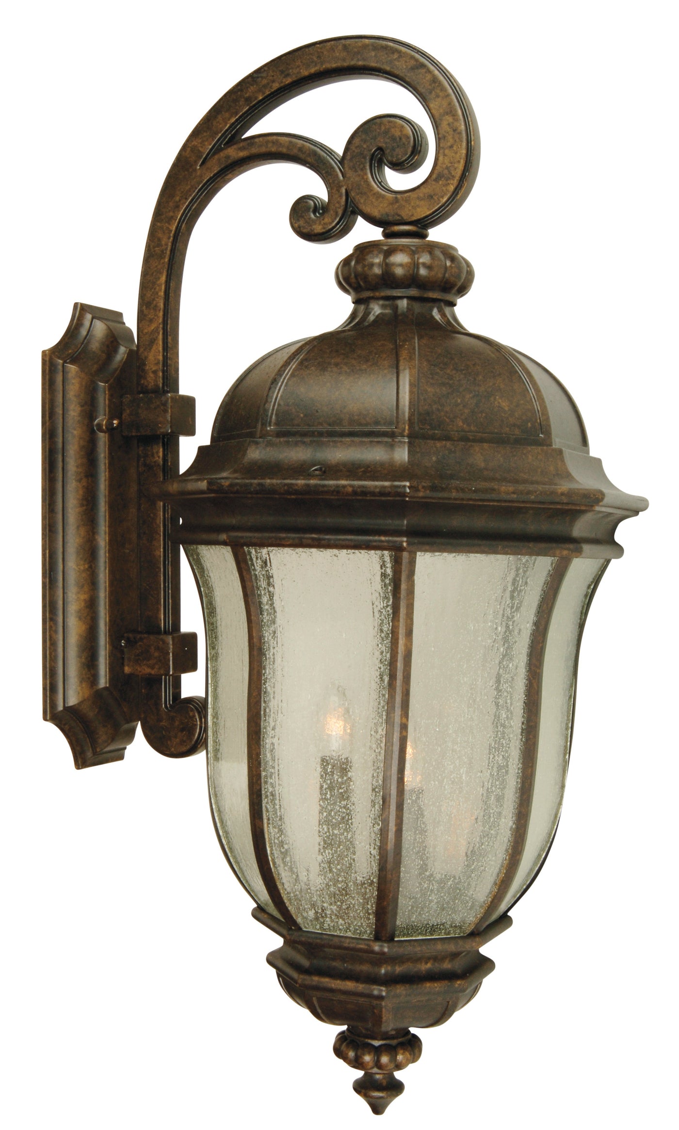 ##Antique Hardware## Harper 3 Light Large Outdoor Wall Lantern in Peruvian Bronze Outdoor