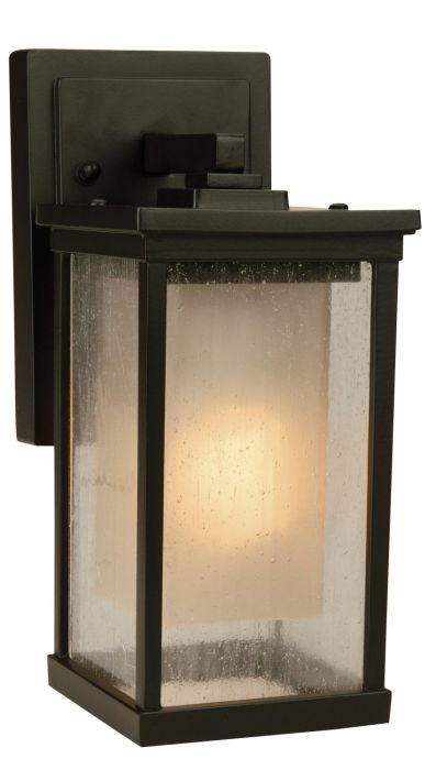 ##Antique Hardware## Riviera 1 Light Small Outdoor Wall Lantern in Oiled Bronze Outdoor