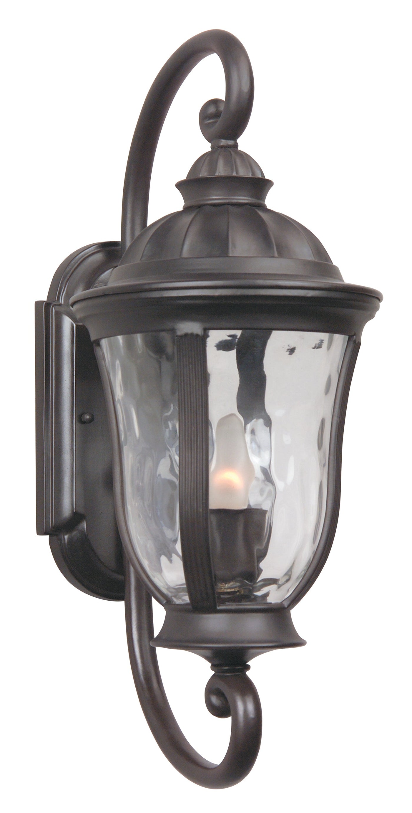 Antique Hardware Frances 1 Light Small Outdoor Wall Lantern in Oiled Bronze Outdoor Exterior