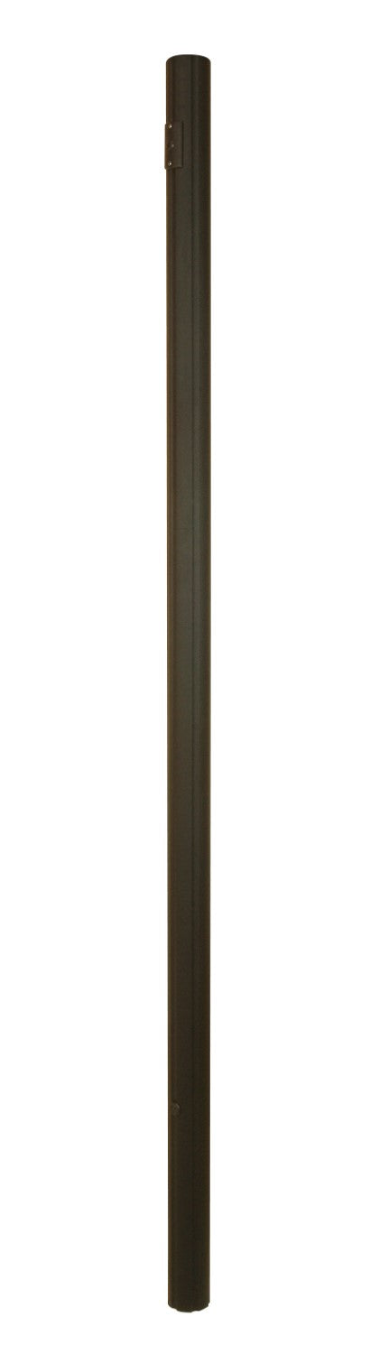 Antique Hardware 84" Fluted Direct Burial Post in Textured Black Exterior