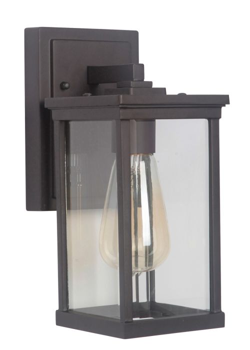 Antique Hardware Riviera III 1 Light Small Outdoor Wall Lantern in Oiled Bronze Outdoor Exterior