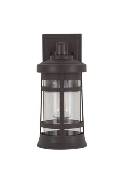 Antique Hardware Resilience 1 Light Outdoor Lantern in Bronze Exterior