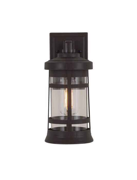 Antique Hardware Resilience 1 Light Outdoor Lantern in Bronze Exterior