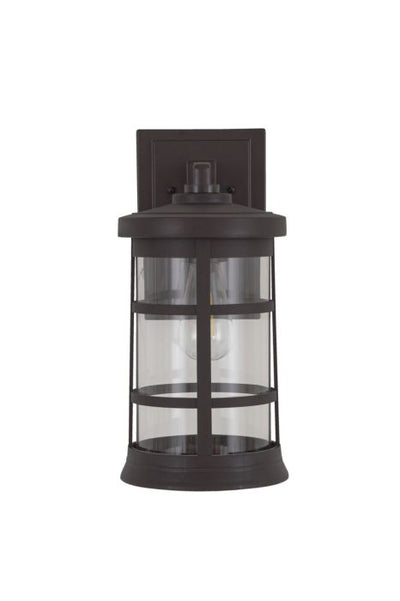 Antique Hardware Resilience Large Outdoor Lantern in Bronze, Clear Lens Exterior