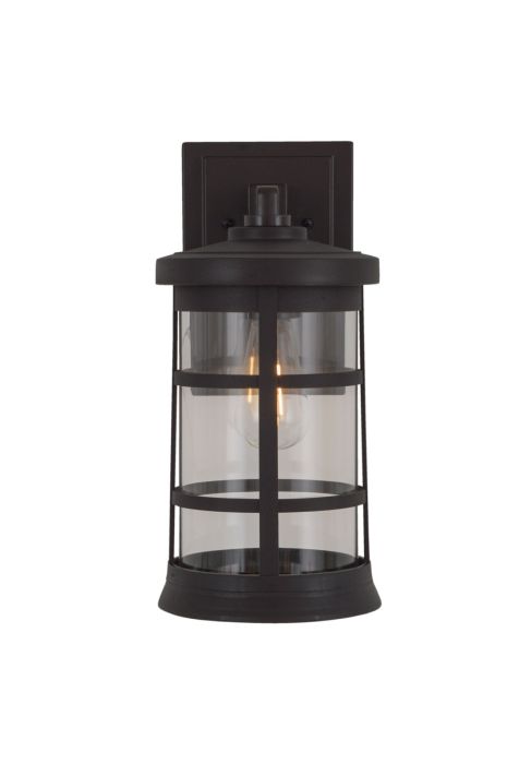 Antique Hardware Resilience Large Outdoor Lantern in Bronze, Clear Lens Exterior