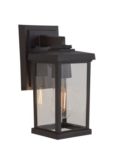 Antique Hardware Resilience 1 Light Outdoor Lantern in Bronze Exterior