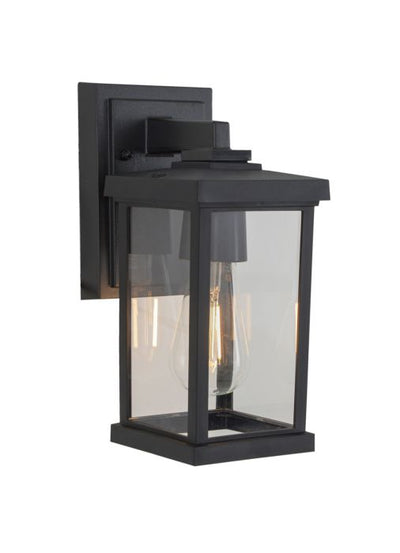 Antique Hardware Resilience 1 Light Outdoor Lantern in Textured Black Exterior