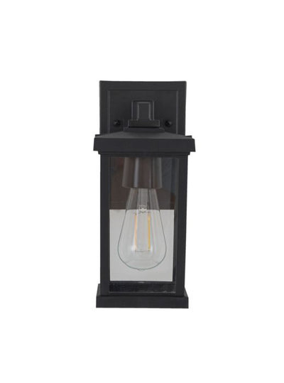 Antique Hardware Resilience 1 Light Outdoor Lantern in Textured Black Exterior