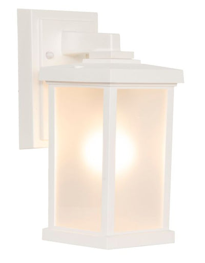 ##Antique Hardware## Resilience 1 Light Small Outdoor Wall Lantern in Textured White