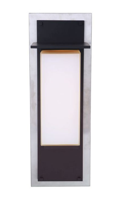 Antique Hardware Heights 1 Light Medium Outdoor LED Wall Lantern in Stainless Steel/Midnight Exterior