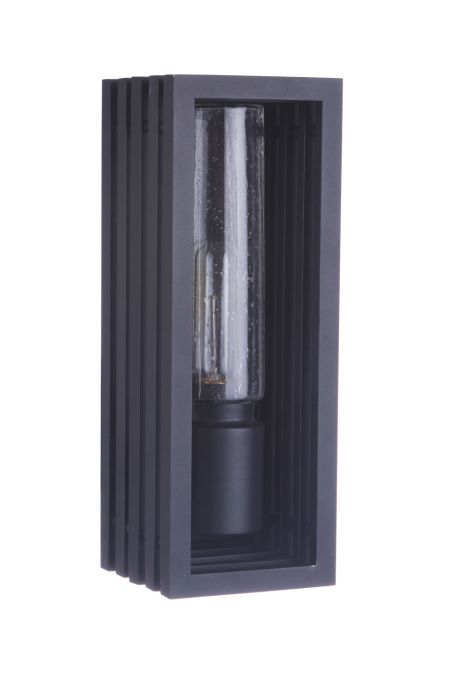 Antique Hardware Carmel 1 Light Small Outdoor Wall Lantern in Textured Black Exterior