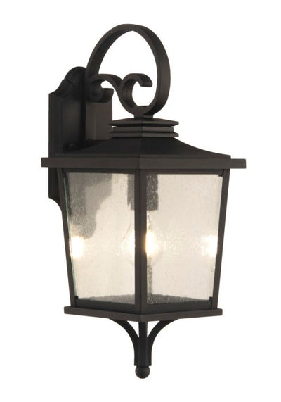 ##Antique Hardware## Tillman 1 Light Small Outdoor Wall Lantern in Textured Black