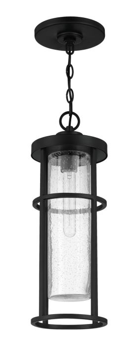 Antique Hardware Encompass 1 Light Outdoor Pendant in Midnight Exterior