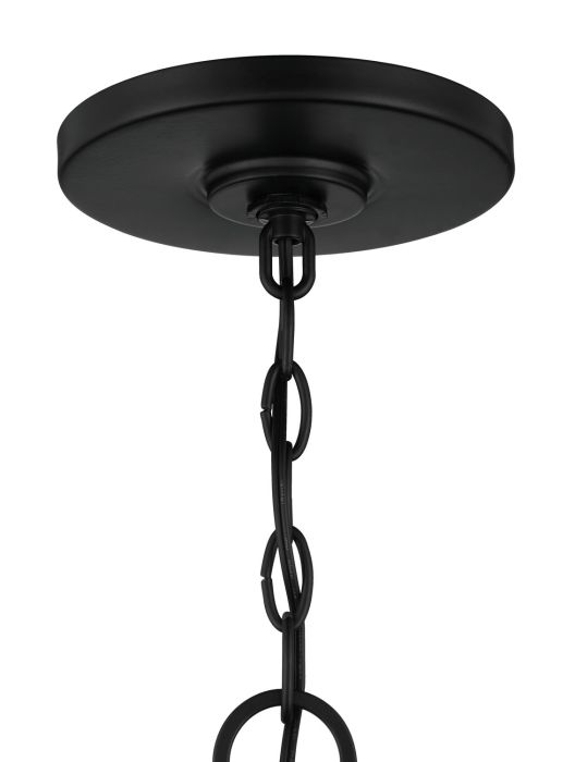 Antique Hardware Encompass 1 Light Outdoor Pendant in Midnight Exterior