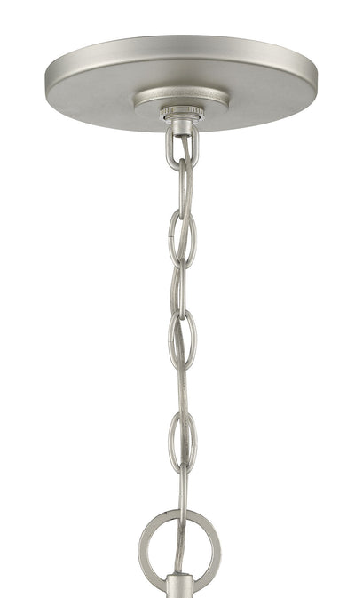 Antique Hardware Encompass 1 Light Outdoor Pendant in Satin Aluminum Exterior