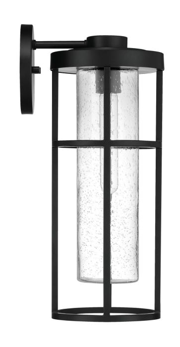 Antique Hardware Encompass 1 Light Medium Outdoor Wall Lantern in Midnight Exterior